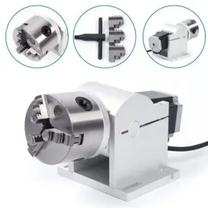 Rotary device for fiber laser machine
