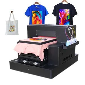 Automatic A3 DTG Printer Flatbed T-Shirt Printing Machine with